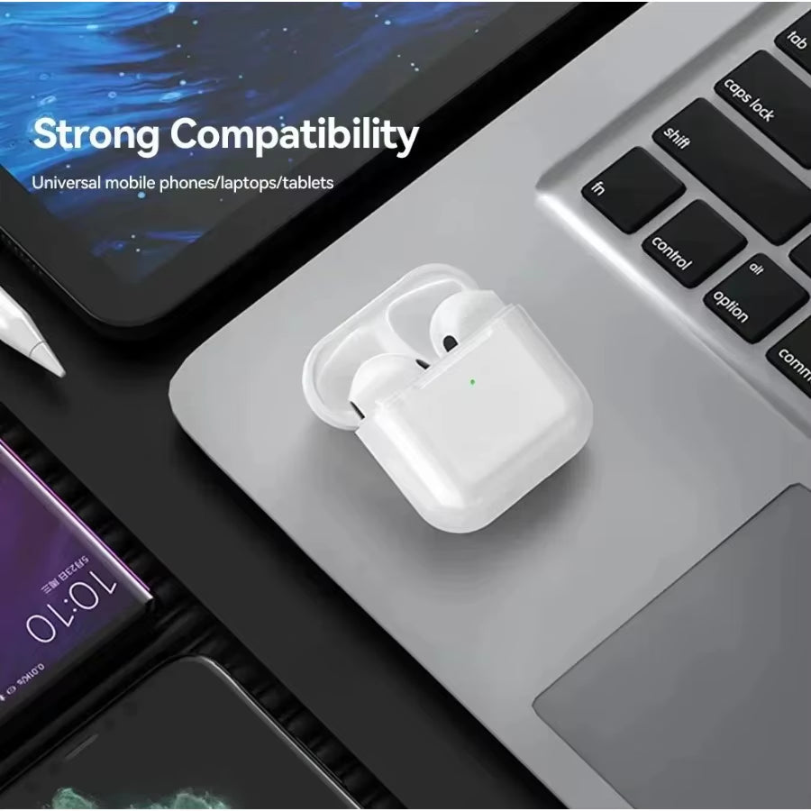 New Little Fourth Generation Bluetooth Earphones Half in Ear Long Range TWS True Wireless Earphones Apply to Smartphones