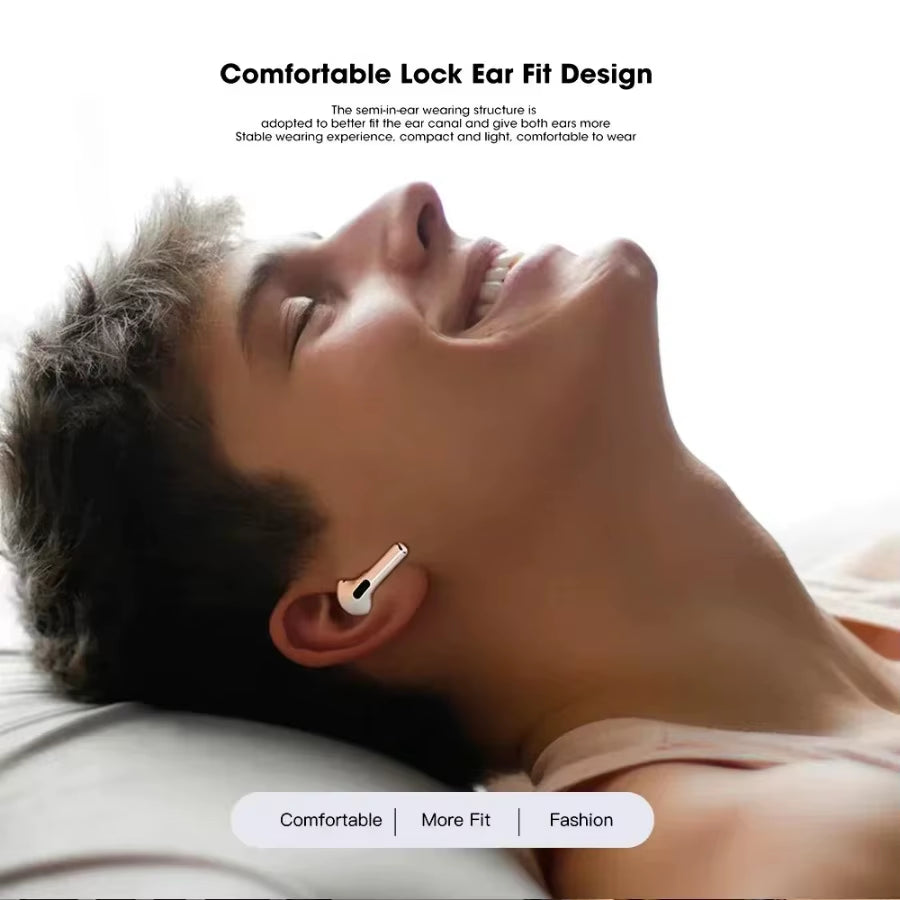 New Little Fourth Generation Bluetooth Earphones Half in Ear Long Range TWS True Wireless Earphones Apply to Smartphones