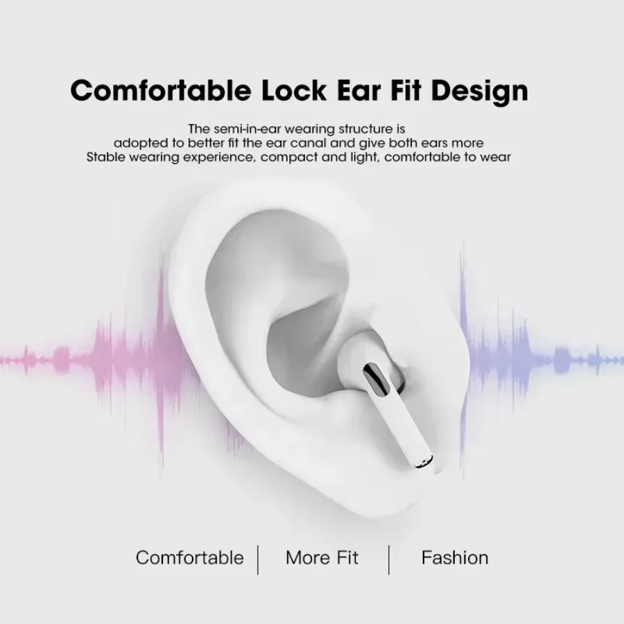 New Little Fourth Generation Bluetooth Earphones Half in Ear Long Range TWS True Wireless Earphones Apply to Smartphones